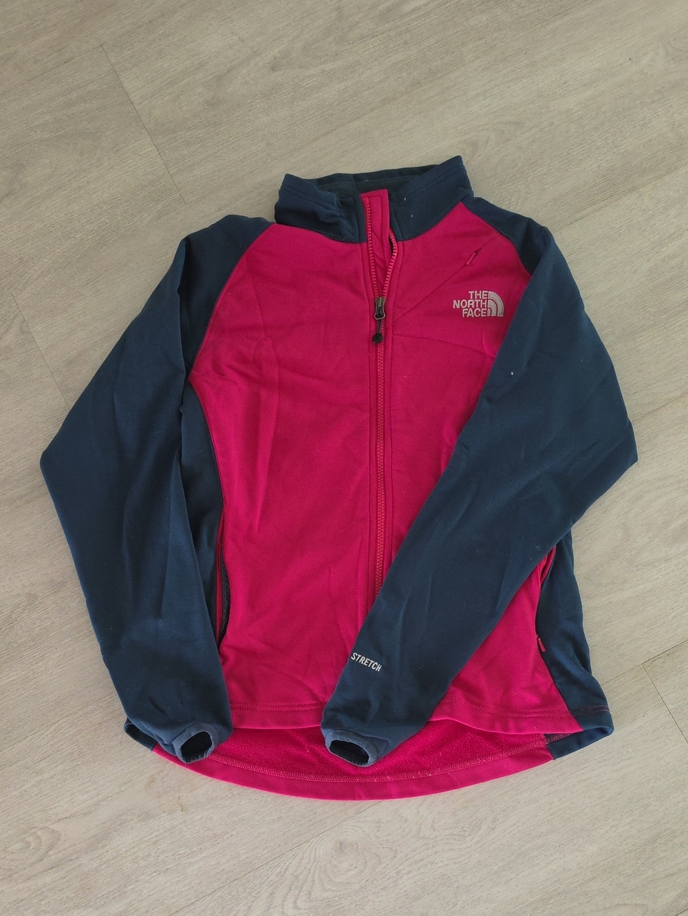 The North Face Womens TKA Stretch Jacket Size M Pink Blue Full Zip